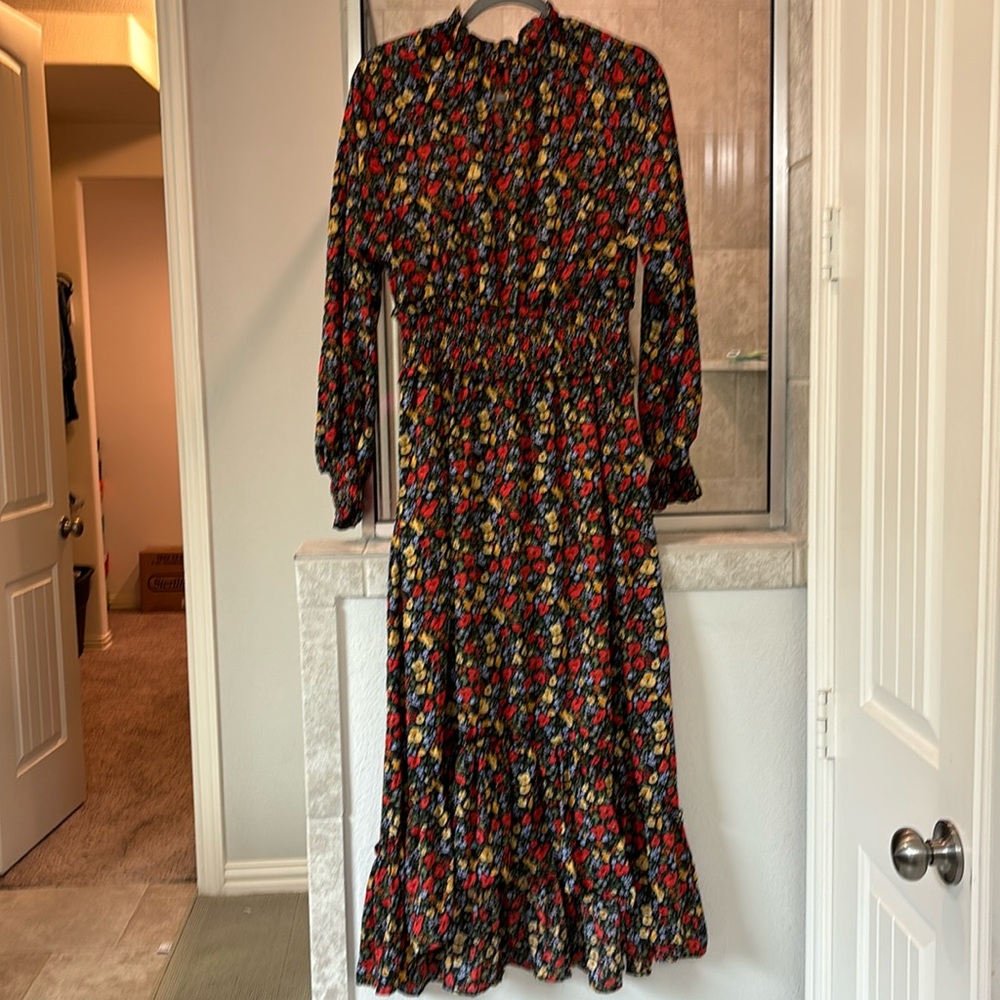 High low floral maxi dress